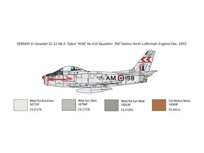 Italeri 2799 F-86E sabre 1:48