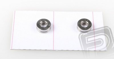 Axialní ložisko 5x10x4mm, 2ks.