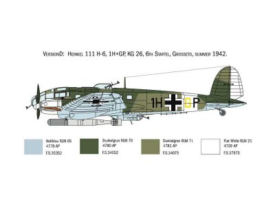 Italeri 1436 Heinkel He111H