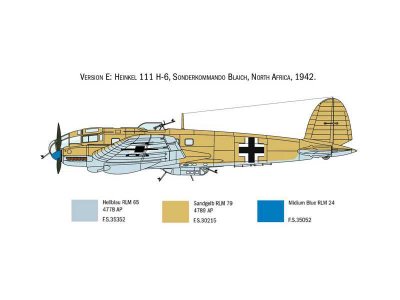 Italeri 1436 Heinkel He111H
