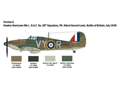 Italeri 2802 Hurricane Mk.I 1/