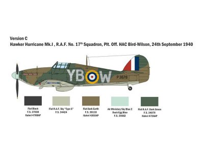 Italeri 2802 Hurricane Mk.I 1/