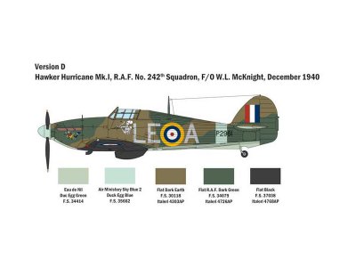 Italeri 2802 Hurricane Mk.I 1/