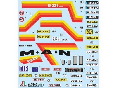 Italeri 3946 MAN F8 19.321