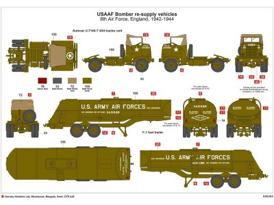 Airfix 06304 diorama USAAF 8th Airforce Bomber Resupply Set (1:72)