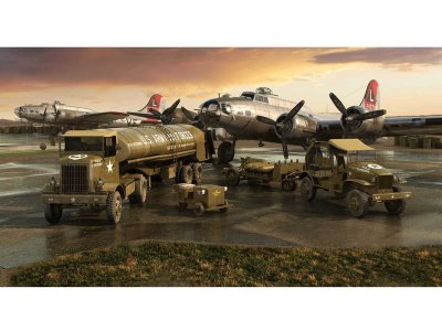 Airfix 06304 diorama USAAF 8th Airforce Bomber Resupply Set (1:72)