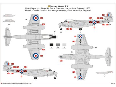 Airfix 09182 Gloster Meteor F8
