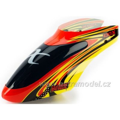 Blade 130 X: Kabina červeno/žlutá