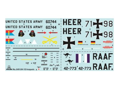 Italeri 849 UH-1D SLICK 1:48