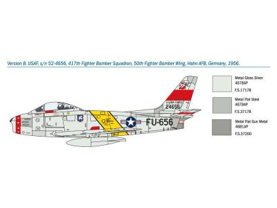 Iteleri 1426 F.86F Sabre 1:72