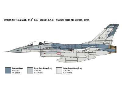 Italeri 2786 F-16A Fighting Falcon 1:48