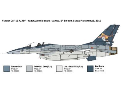 Italeri 2786 F-16A Fighting Falcon 1:48