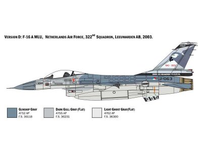 Italeri 2786 F-16A Fighting Falcon 1:48