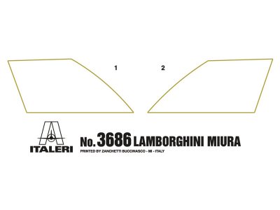 Italeri 3686 Lamborghini Miura