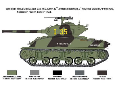 Italeri 6568 M4A1 Sherman 1:35
