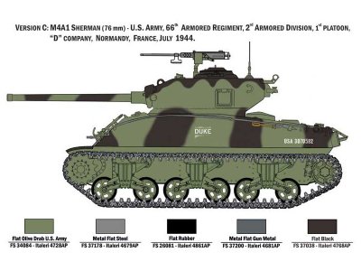 Italeri 6568 M4A1 Sherman 1:35