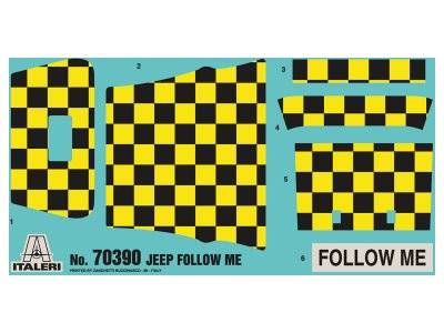Italeri Model Set JEEP "FOLLOW ME" (1:35)