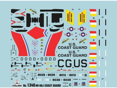 Italeri Model Set HH-60J COAST GUARD (1:72)