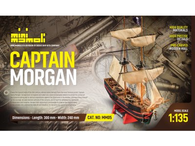 MINI MAMOLI Captain Morgan 1:135 kit