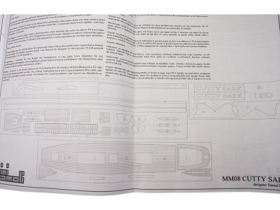 MINI MAMOLI Cutty Sark 1:250 kit