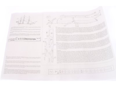 MINI MAMOLI U.S.S. Constitution 1:330 kit