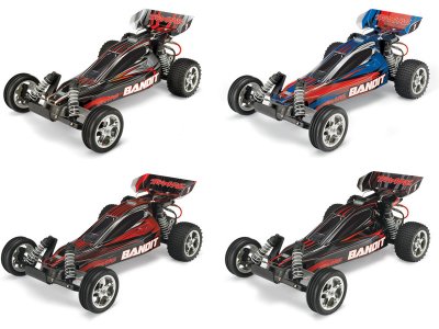 Traxxas Bandit 1:10 RTR červený