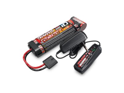 Traxxas NiMH 8.4V 3000mAh plochá, sítový nabíječ 2A