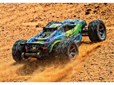 Traxxas Rustler 1:10 VXL 4WD TQi RTR růžový