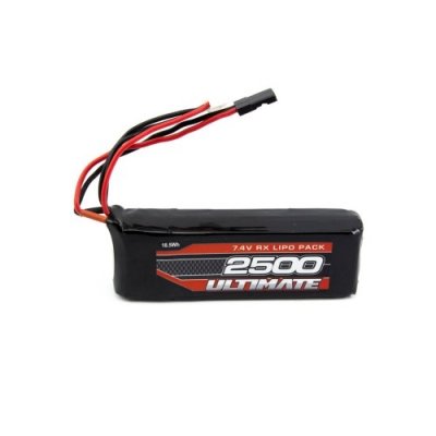 ULTIMATE 7.4V 2500mAH LiPo sada v řadě JR