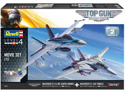 Revell 05677 Top Gun 2 Movie Set (1:72) (giftset)