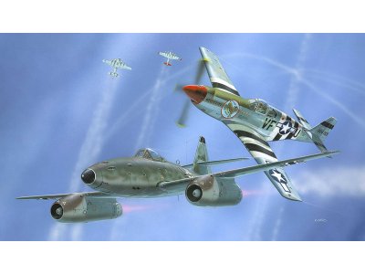 Revell 03711 Me 262 a P-51B 1: