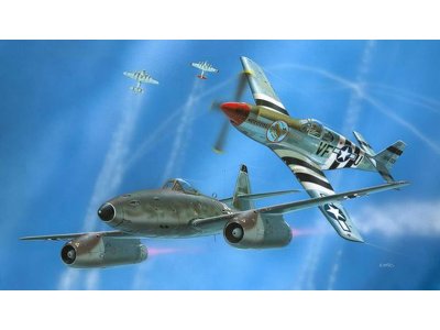 Revell 03711 Me 262 a P-51B 1: