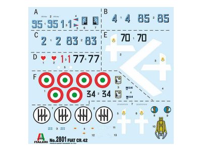 Italeri 2801 FIAT CR.42 1:48