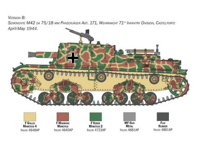 Italeri 6569 Tank M42 75/18 1: