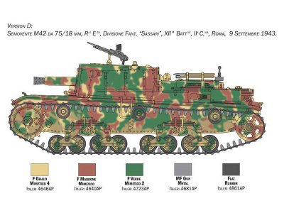 Italeri 6569 Tank M42 75/18 1: