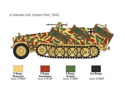 Italeri 7080 Sd. Kfz. 251/1 Wu