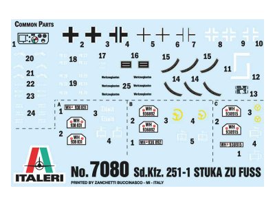 Italeri 7080 Sd. Kfz. 251/1 Wu