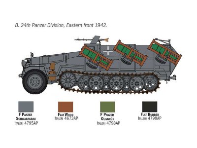 Italeri 7080 Sd. Kfz. 251/1 Wu