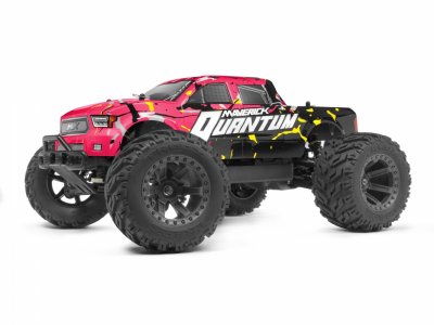 Quantum MT 1/10 4WD Monster Truck RTR - Růžový