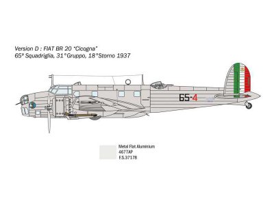 Italeri 1447 Fiat BR.20 Cicogn