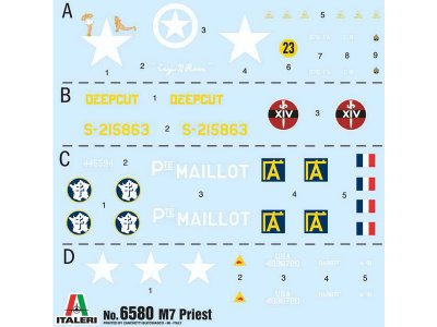 Italeri 6580 M7 Priest 1:35