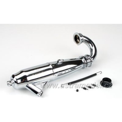1/8 053 Mid-Range Inline Exhaust System: Polished