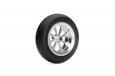 130mm Podvozkové kolo s hliníkovým středem a náhradní gumou (1ks)