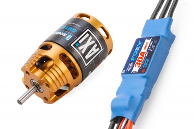 Combo set AXI 2217/12 V2 LONG + FOXY G2 30A Regulátor