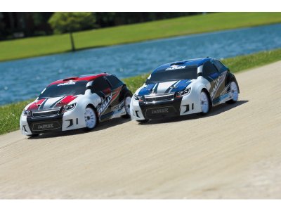 Traxxas Rally 1:18 4WD RTR červené