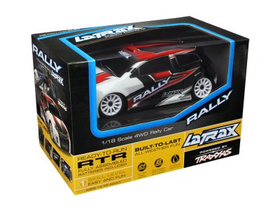 Traxxas Rally 1:18 4WD RTR červené