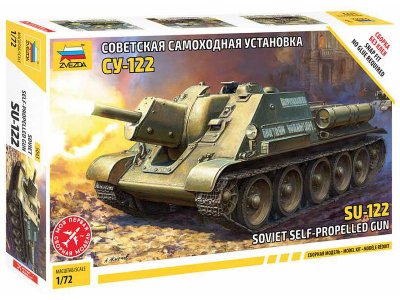 Zvezda 5043 SU-122 Tank 1:72