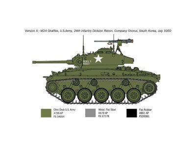 Italeri 6587 M24 Chaffee 1:35