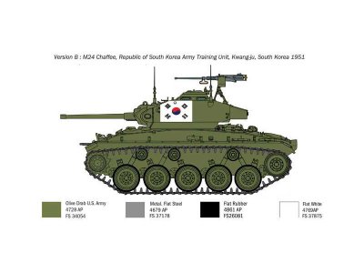 Italeri 6587 M24 Chaffee 1:35