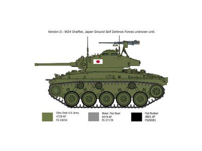 Italeri 6587 M24 Chaffee 1:35